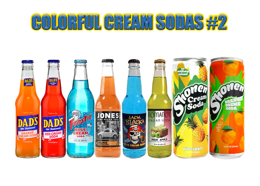 Mixed Case Variety Pack - Colorful Cream Sodas #2