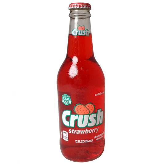 Crush Strawberry Craft Soda - 12oz Cans (6-4pks) 