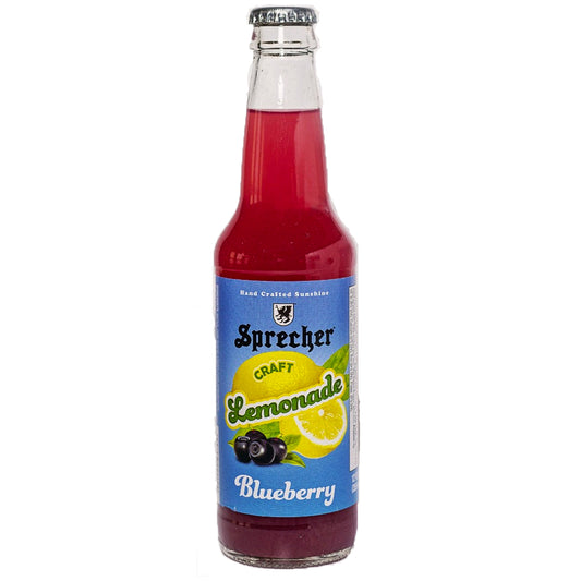 Sprecher Blueberry Lemonade 12‑Pack • Craft Soda