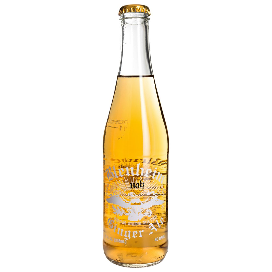 Ale Store Blenheim Not as Hot Ginger Ale 24pk - Craft Soda – Blue Dog Beverage Store