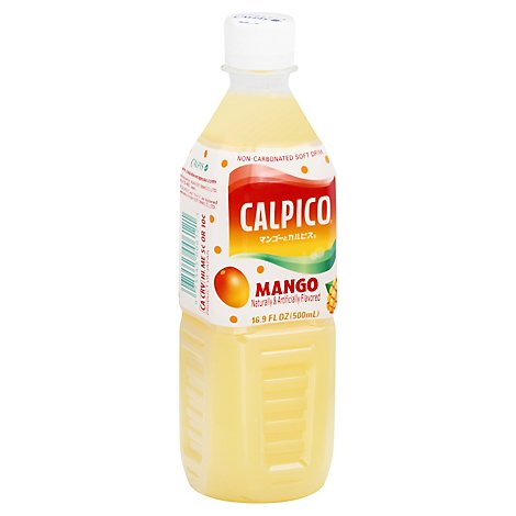 Calpico Mango Craft Soda Pack – 24×16.9 oz Bottles