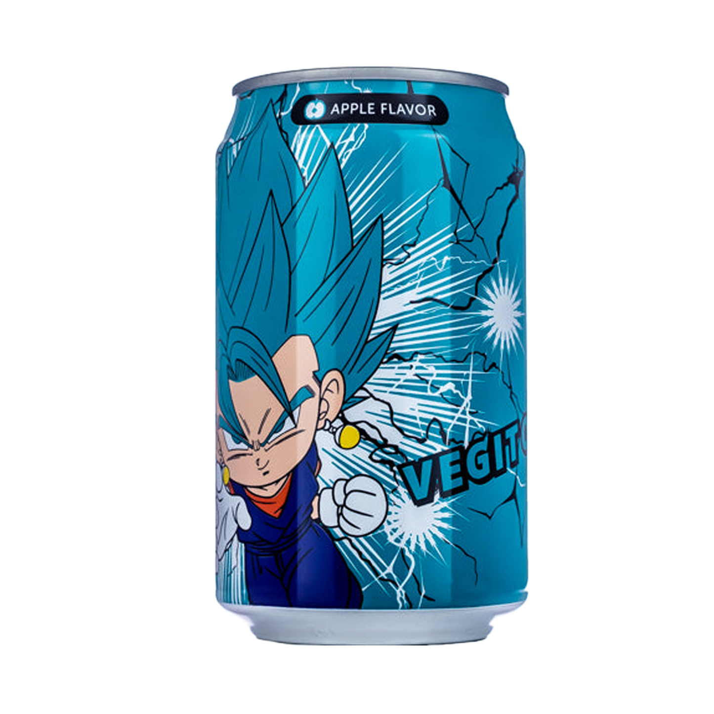 Blue colored Ocean Bomb can (Apple flavor) with anime character design