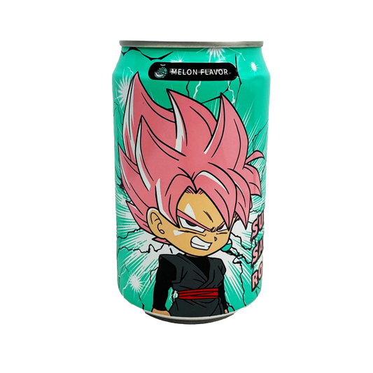 Teal colored Ocean Bomb can (Melon flavor) with anime character design