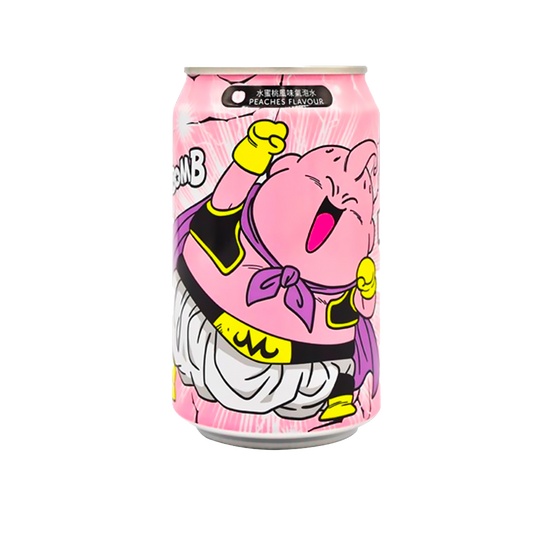 Pink Ocean Bomb can (Peach flavor) with anime character design