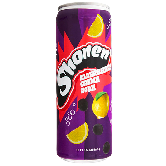 Purple Elderberry Creme soda can