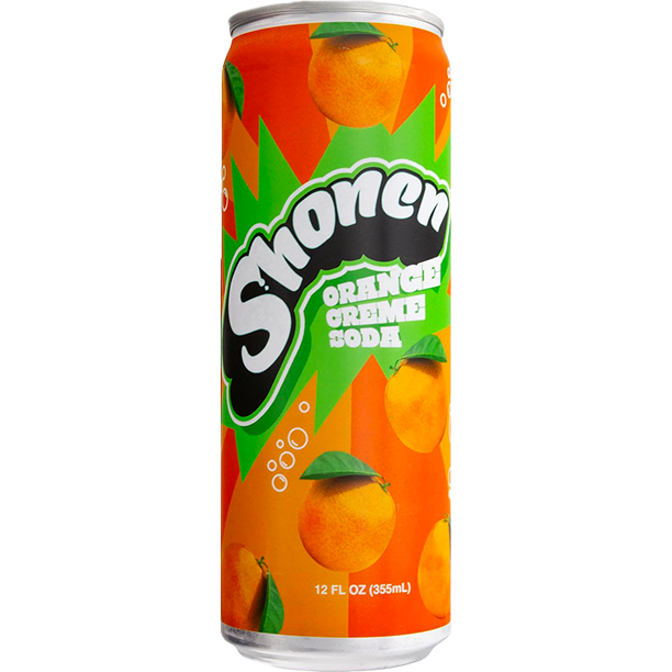 Orange creme soda can