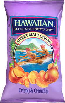 Bag of Tim's Hawaiian Style Sweet Maui Onion Chips.