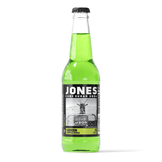 Jones Green Apple Soda - 24 Pack