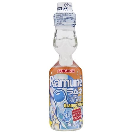 Ramune Orange Soda – 18pk | Authentic Japanese Flavor